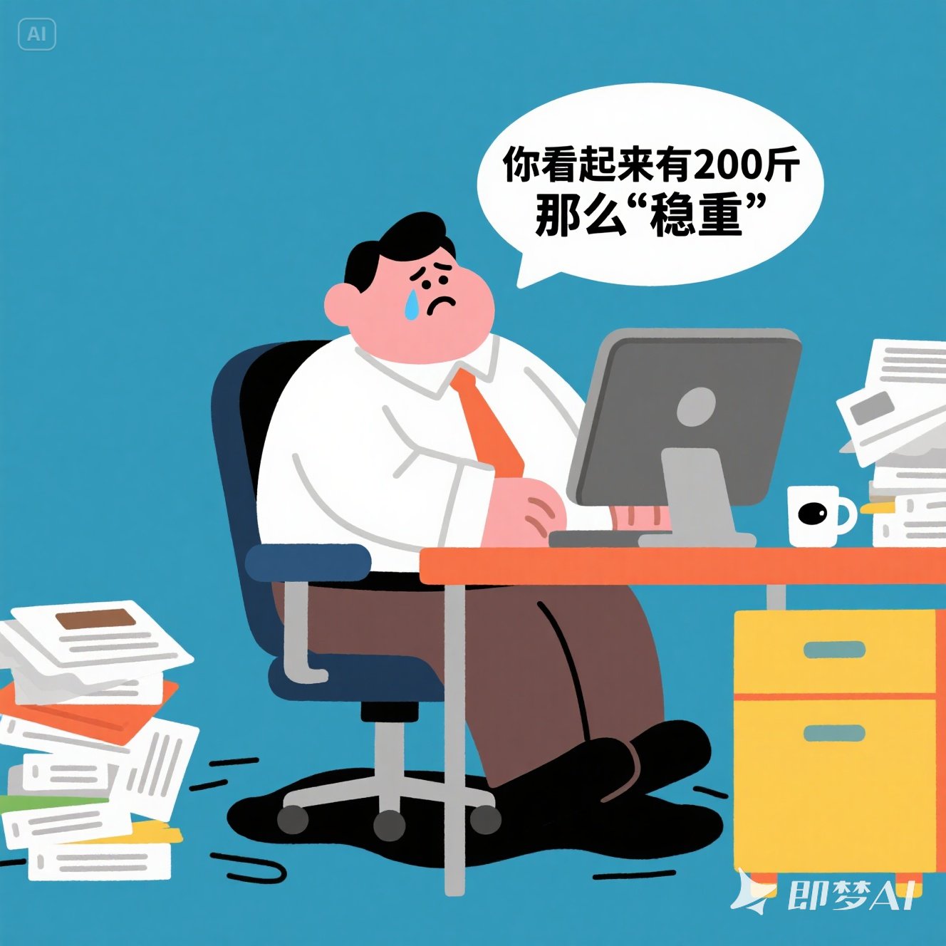 “工伤”新定义：过劳肥是班味腌出来的？