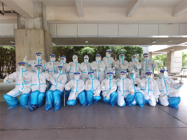 再出征丨广东祈福医院近百医护支援广州大学城核酸检测 顺便“救”了个人
